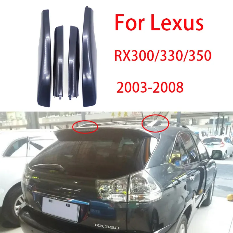 

Черная пластиковая накладка на крышу автомобиля для Lexus RX300/330/350 2003-2006 2007 2008, декоративная крышка для замены корпуса
