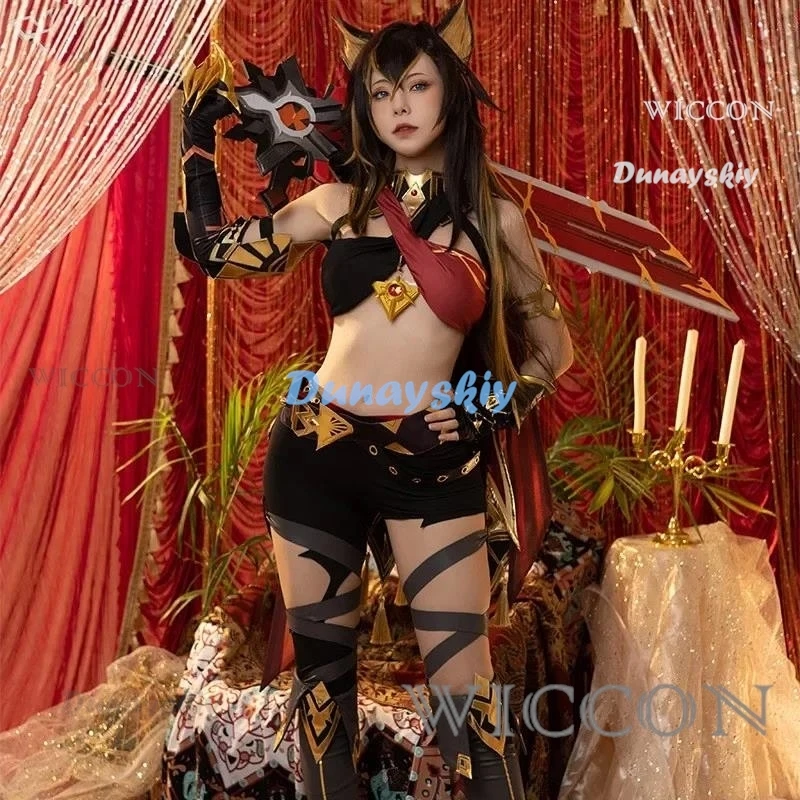 Костюм Dehya для косплея Genshin Impact костюм Рождественский Sumeru размера плюс