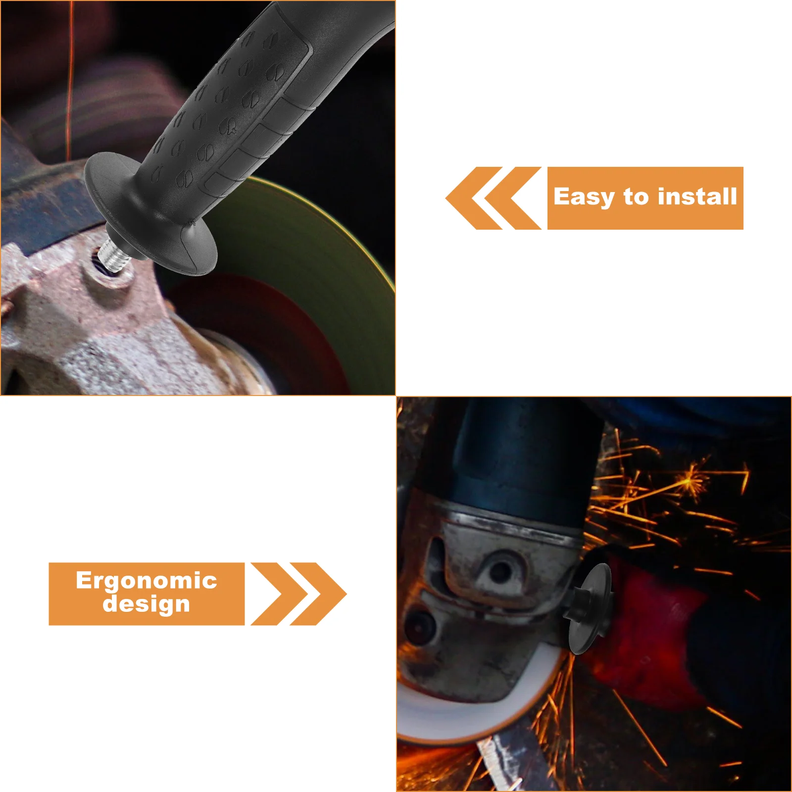 2 шт. металлические угловые ручки для шлифовальной машины