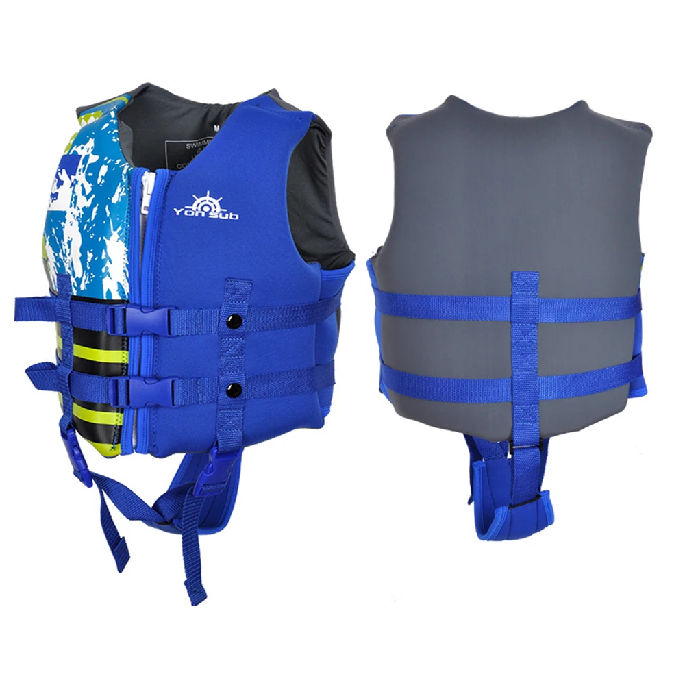 

2022 new neoprene children's buoyancy vest water sports safety life jacket boys and girls beach swimming auxiliary floating vest