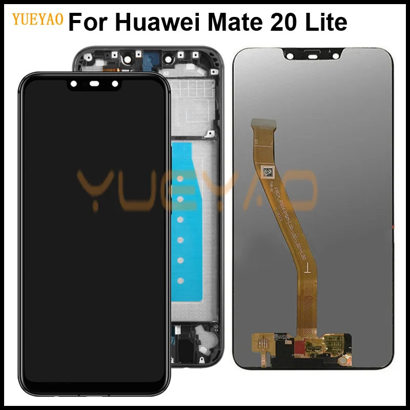 С ЖК-дисплеем для смартфона Huawei Mate 20 Lite ЖК-дисплей сенсорный экран дигитайзер с
