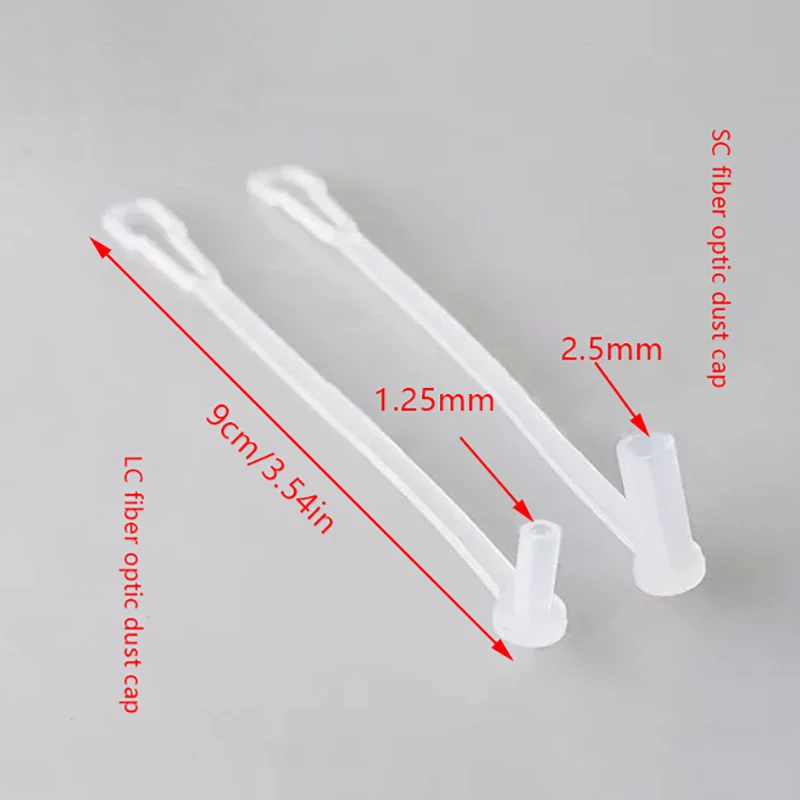 50 шт. LC пылезащитный колпачок с длинным хвостом для волоконно-оптических