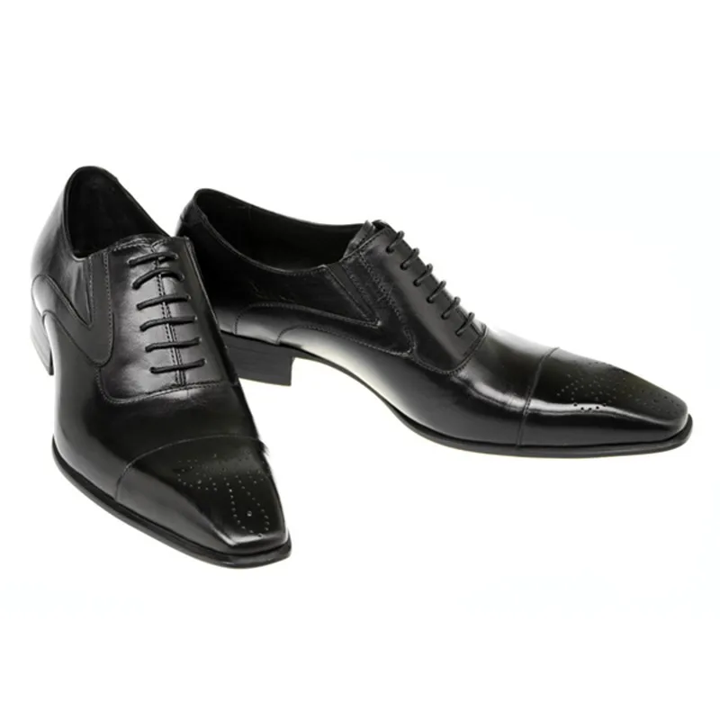 

Mens Leather Shoes Patent Leather Oxford Shoes for Men Luxury Dress Shoes Slipon Wedding Shoes Leather Brogues Size 38-48