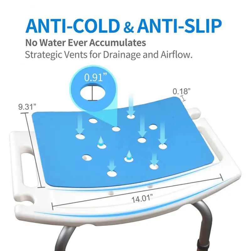 Non Slip Eva Seat Cushion Bath Tub Toilet Aids For Elderly P