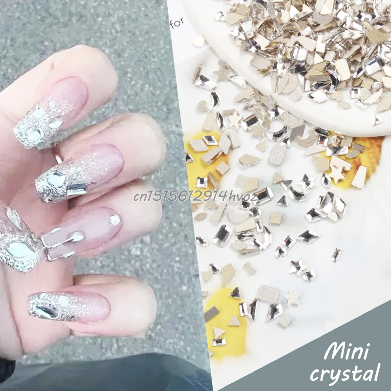 

Mini Series Flatback Shiny Crystal Color Diamond Glass Nail Art Rhinestone 3D Stone DIY Manicure Decoration Accessories