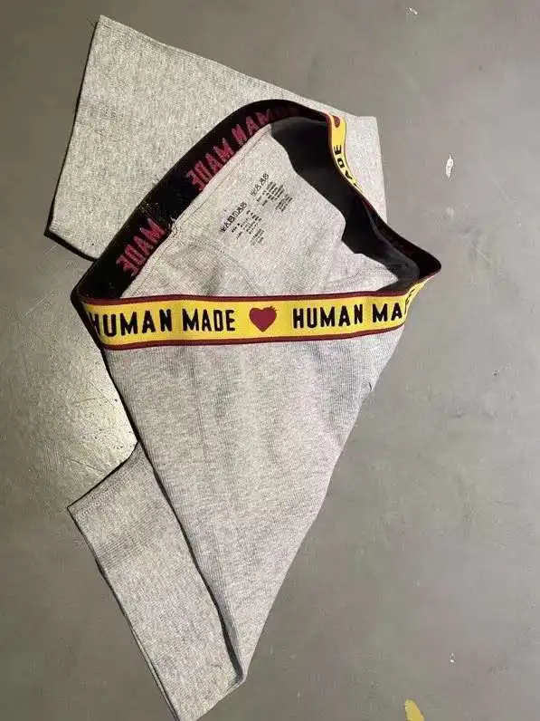 Human Made Boxer Shorts Men Women 1:1 Waist Heart Logo Boxer Shorts Human Made Casual Cotton Shorts