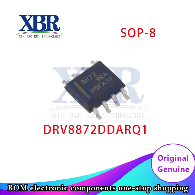 

Контроллеры и драйверы двигателя/движения/зажигания DRV8872DDARQ1 SOP-8 с управлением питанием, от 6,8 в до 45 в, 5 шт.