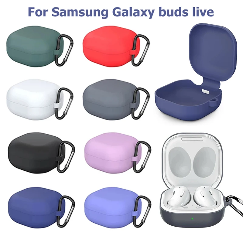 

Защитный чехол для гарнитуры Bluetooth для Samsung Galaxy Buds Live Pro, чехол для беспроводных наушников, совместимый силиконовый чехол для наушников