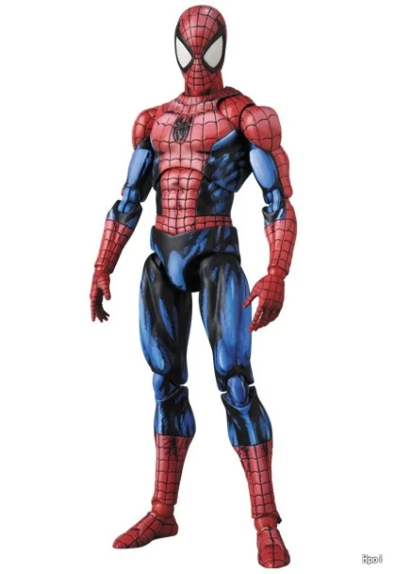 Фото Игрушка Medicom Toy MAFEX №108 Человек-паук Питер Паркер, версия Comic Paint Фигурки Человека-паука, аниме-модель 1/12, оригинальная упаковка №5