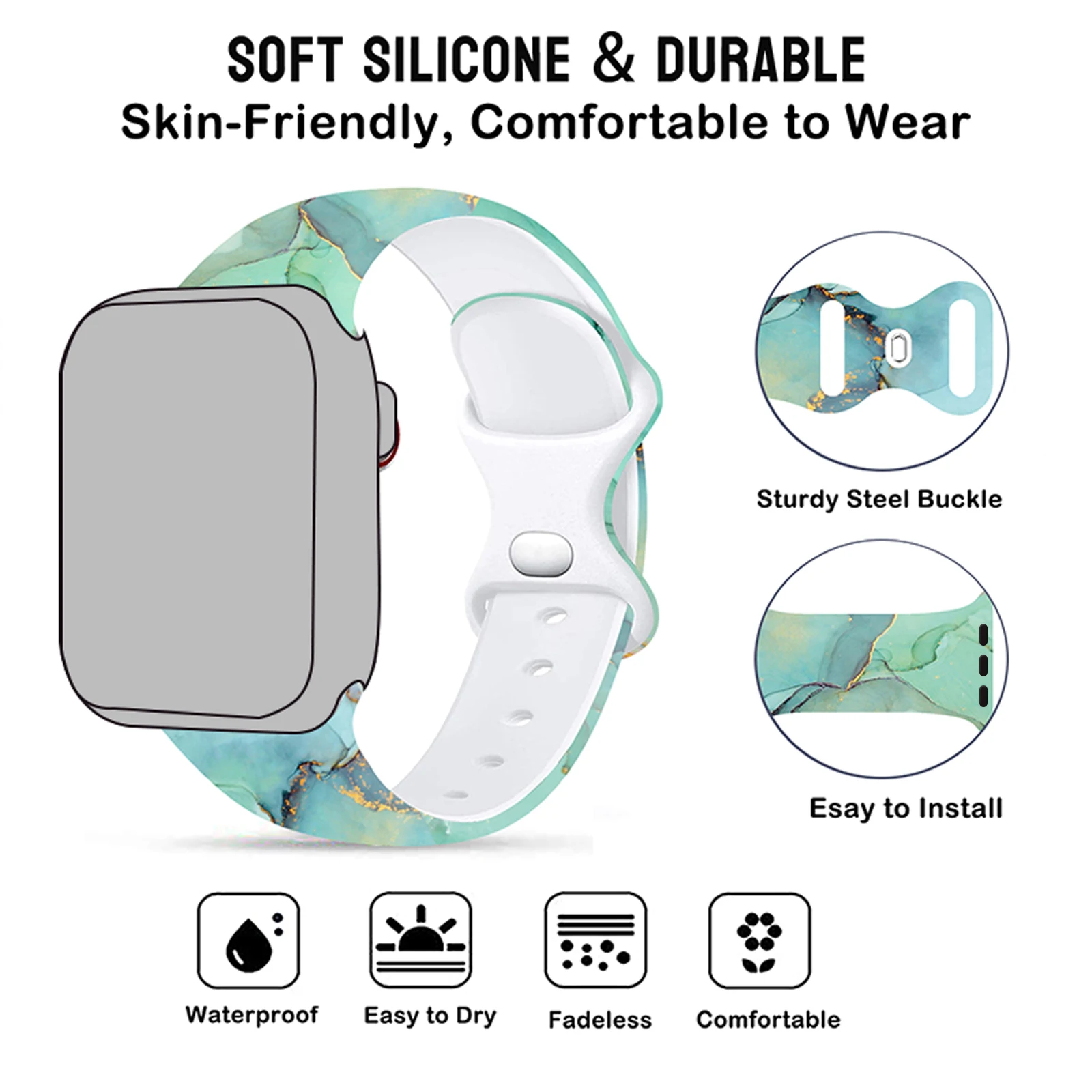 Силиконовый ремешок для Apple Watch