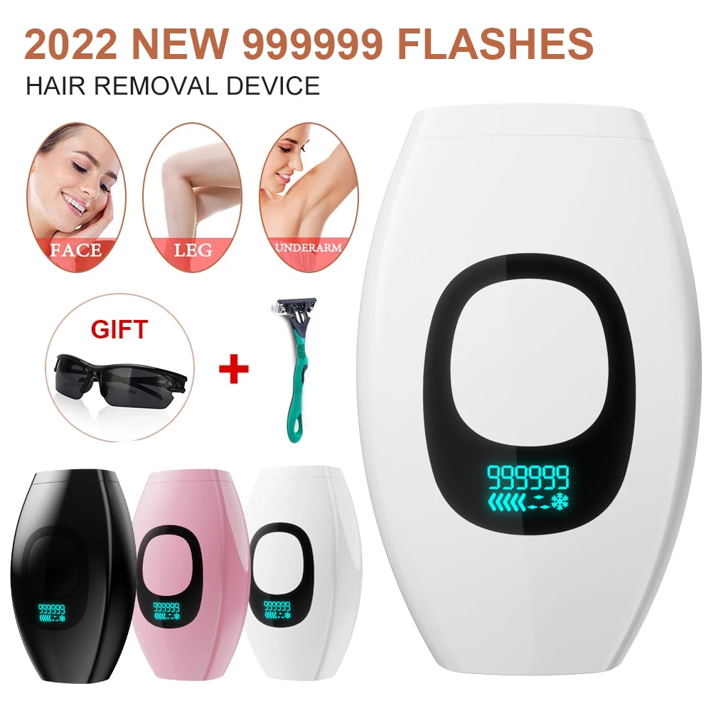 

IPL hair removal laser epilator women photo facial hair remover body epilatorLCD laser threading machine leg depilation device