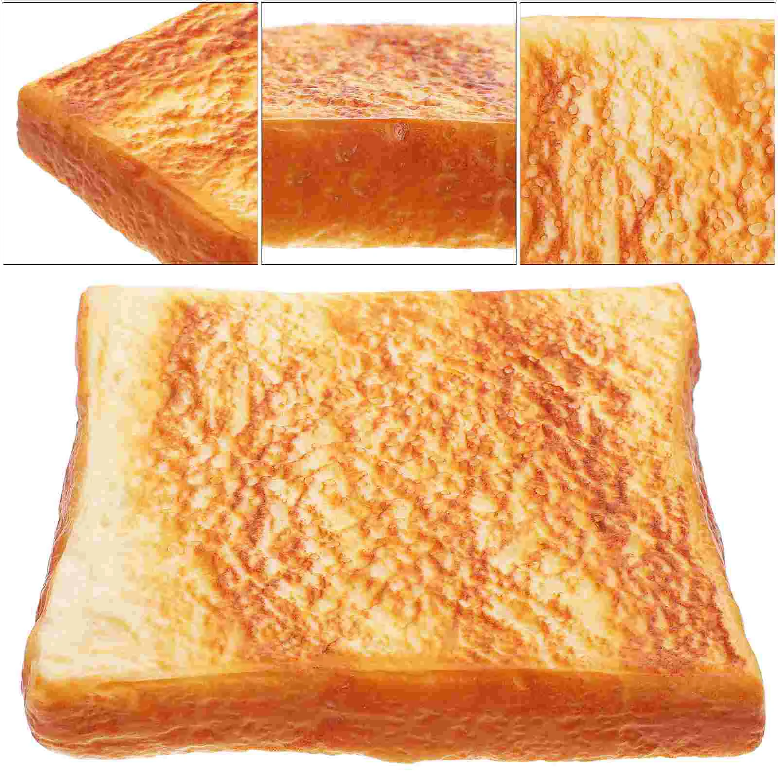 

Home Decor Simulation Toast Slice Sliced Bread Models Fake Adornment Food Decorations Simulated Child