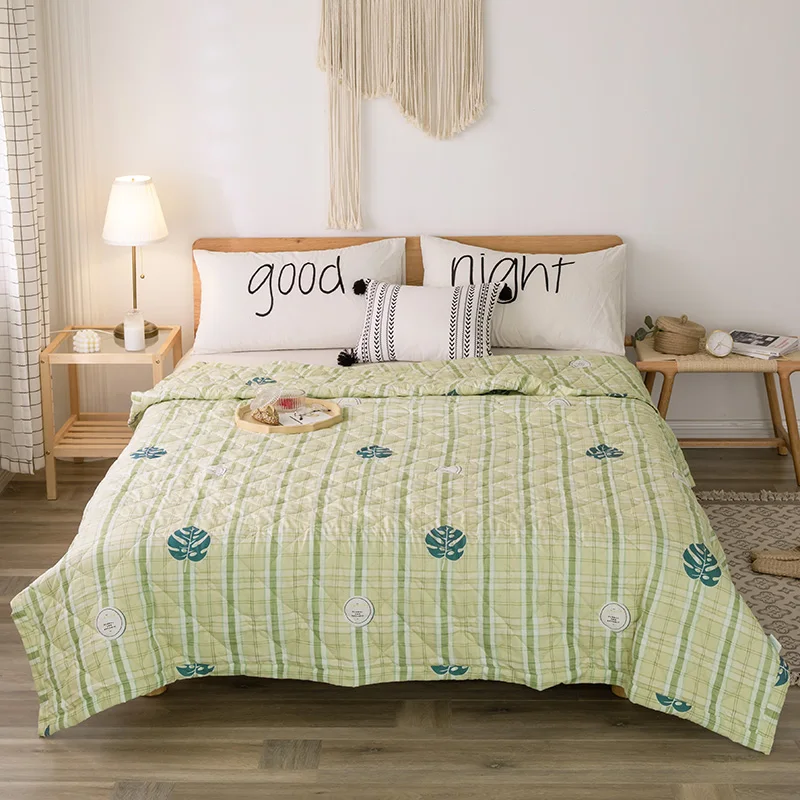 

Air Conditioning Quilt Summer Cool Quilt Summer Bedspreads Comforter Fluffy Ins Duvets For SIngle Double Queen Sizes