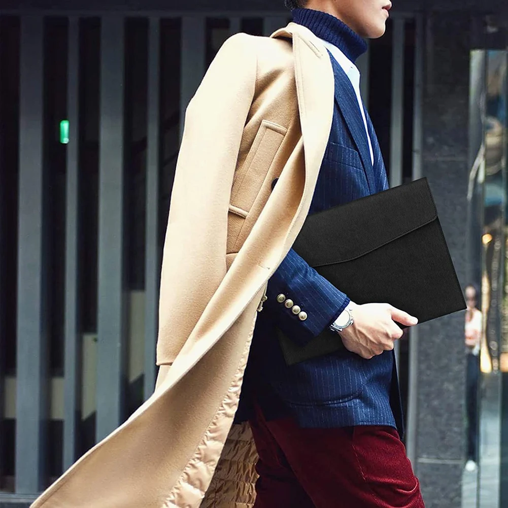 Футляры A4 из искусственной кожи для документов папка с кнопками-защелками