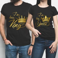 his queen her king kawaii clothes gothic couples t shirt design anniversary gift idea aesthetic clothes vintage woman tops