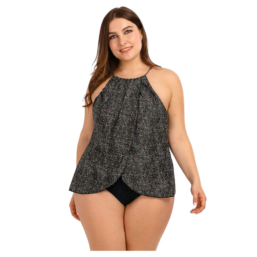 

Women Set Piece Swimsuit Two Sexy Swimwear Plus Tankini Size Print Dot Swimwears Tankinis Set Swimwears Swimsuit bikini