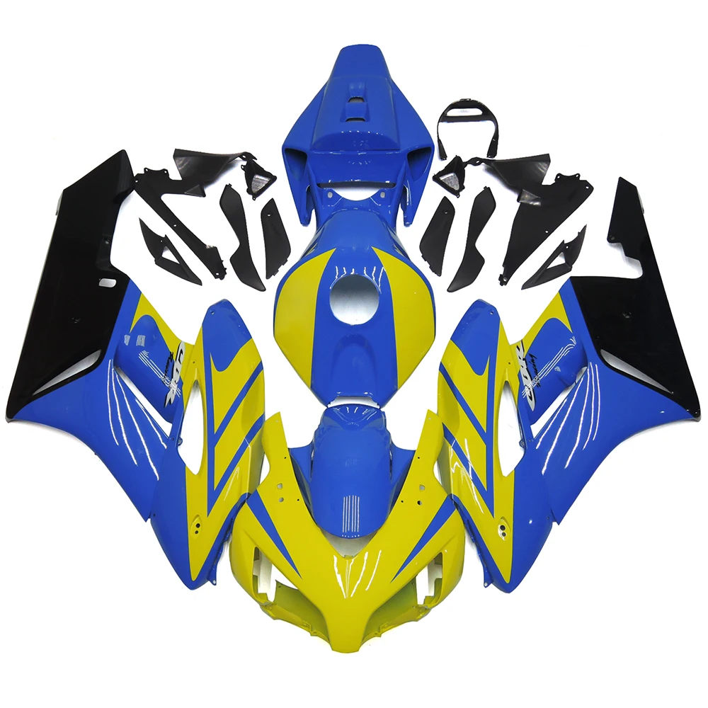 

Motorcycle Fairings Kit for HONDA CBR1000RR 04 05 CBR 1000RR CBR1000 2004 2005 ABS Injection Blue Yellow Bodywork Set