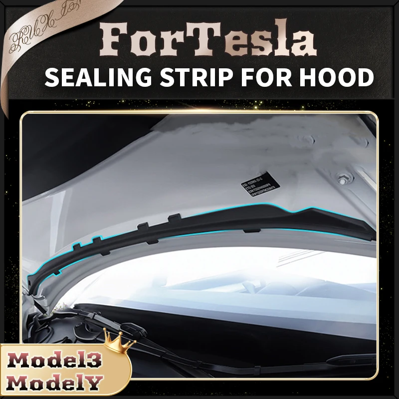 

Front Chassis Cover Model3Y Water Strip For tesla Tesla Model 3 Y air inlet protective cover modification accessories