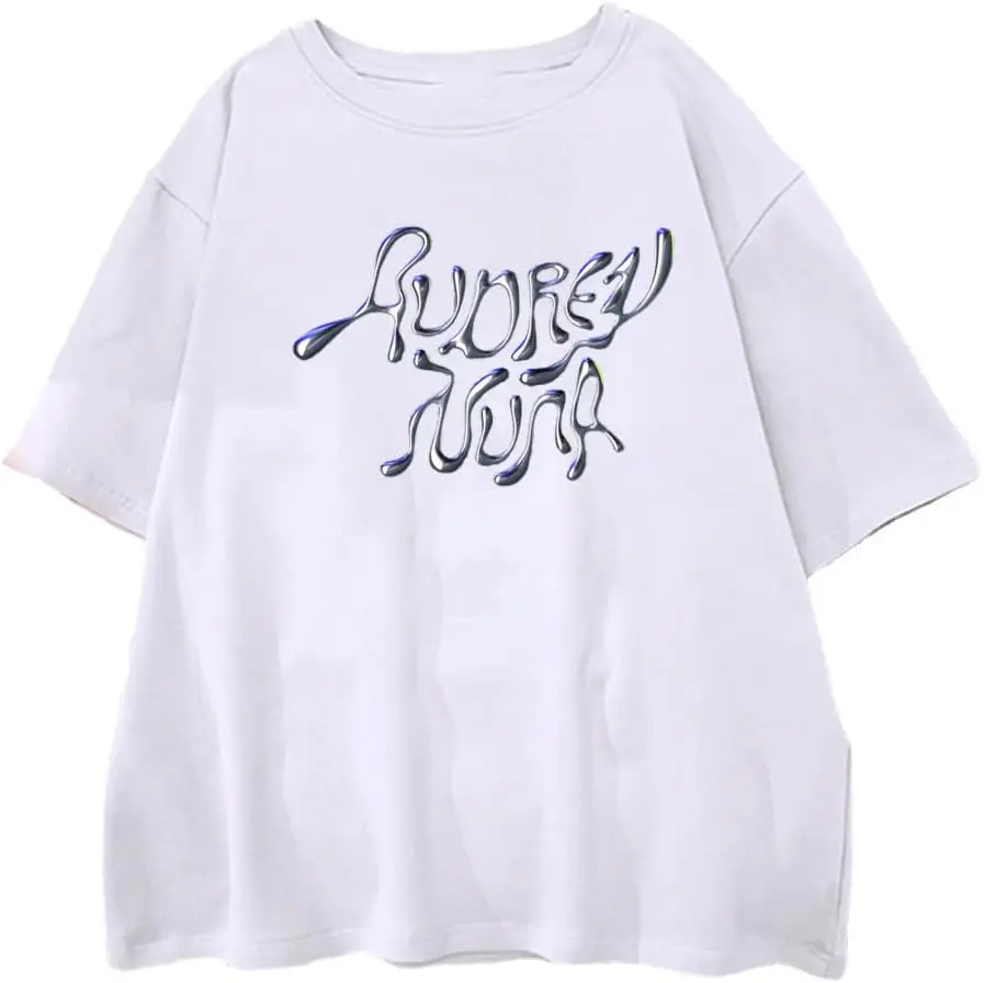 Футболка Одри Нуна летняя футболка с коротким рукавом хлопок для женщин и мужчин