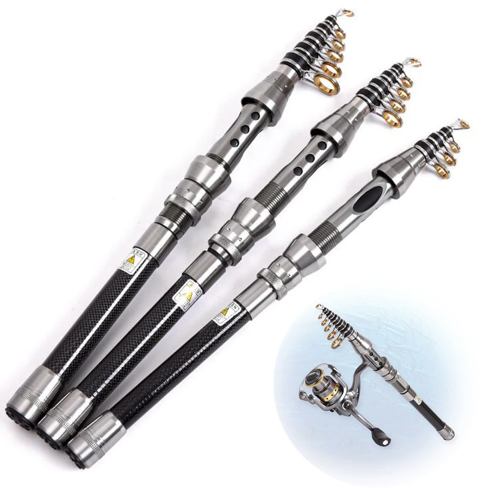 Телескопическая удочка из углеродного волокна JIOUDAO