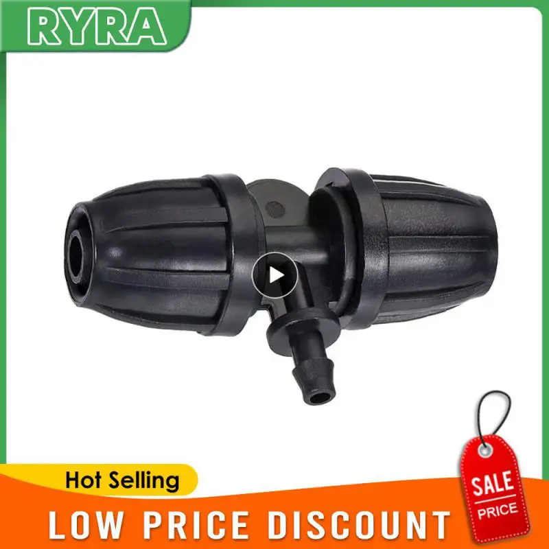 Адаптер удобное соединение для капельного орошения водопроводной трубы черный