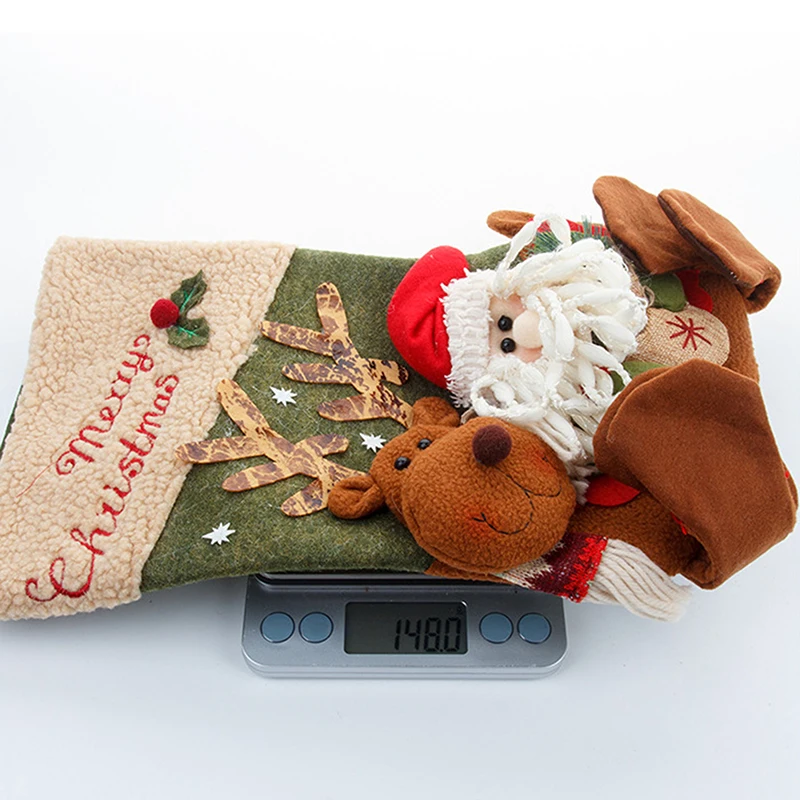 1 Пара Рождественских Сумок Для Яблок С Принтом Любовь Креативный Дизайн