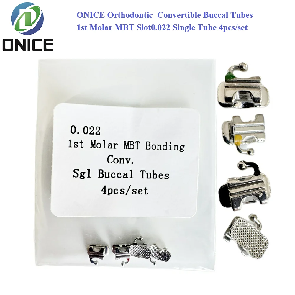 10 пакетов ONICE трансформируемые буккальные трубки для первых моляров ROTH/MBT 22