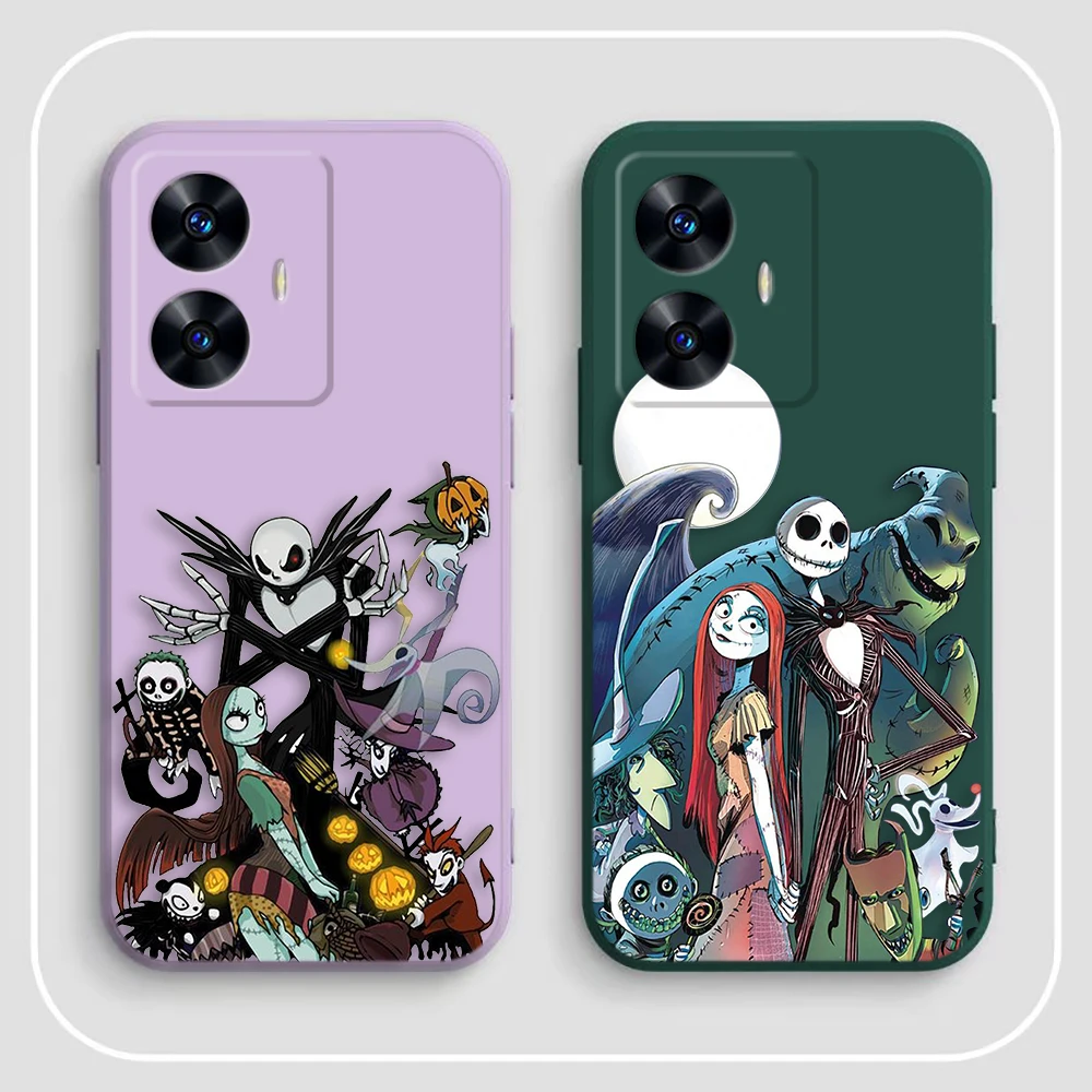 Чехол для телефона Кошмар перед Рождеством Realme C65 C63 C53 C35 C55 C33 C30 C21Y C20 C12 C11 GT 2 NARAO 20 30