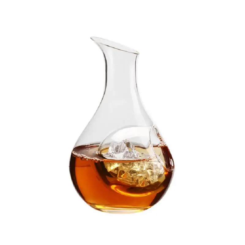 

1Pc 385ml Japanese Style Ice Wine Bottle Creative Glass Decanter Wine Pourer