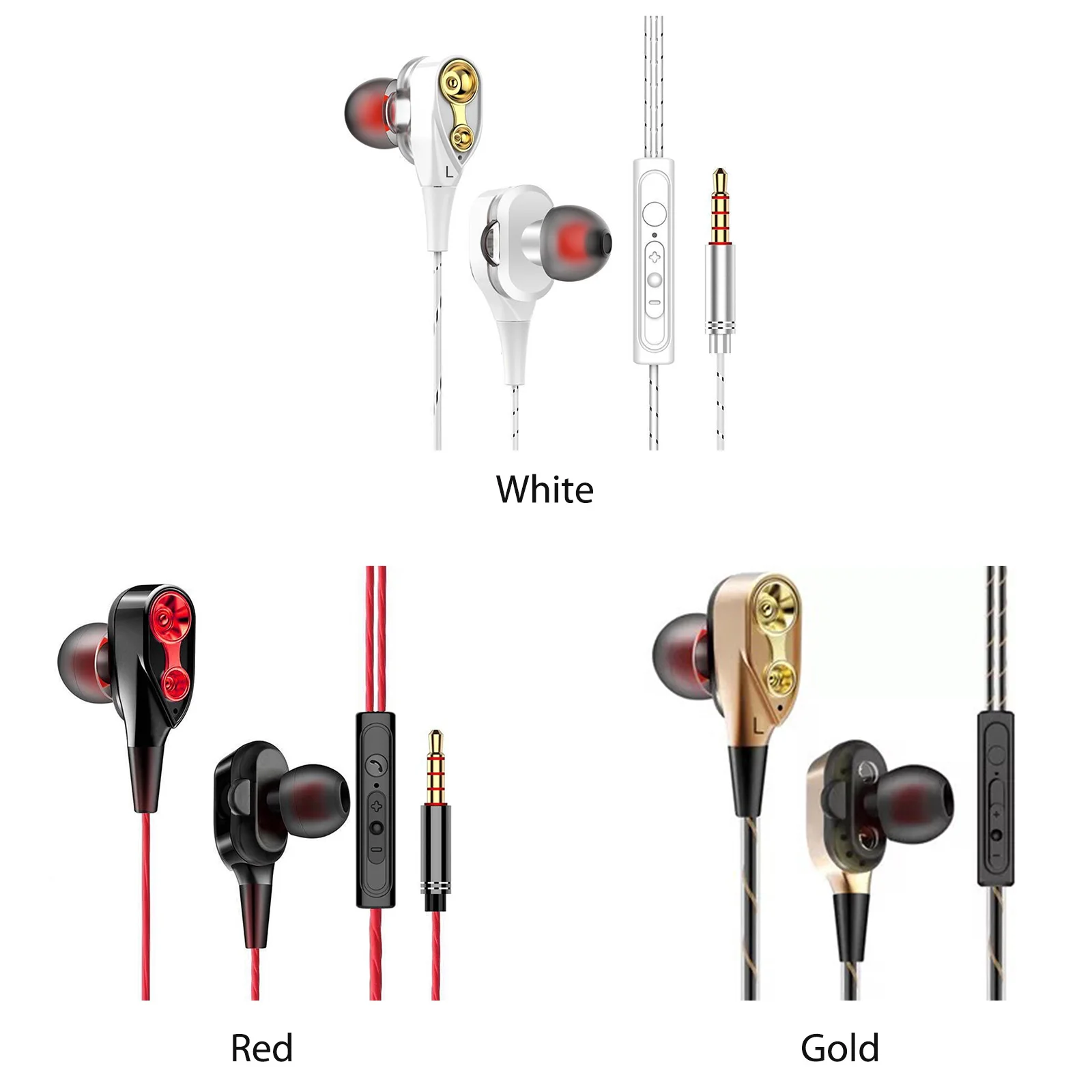 3 5 мм музыкальные наушники с глубокими басами проводная гарнитура-вкладыш