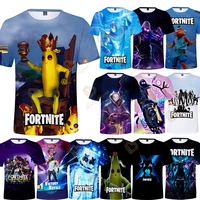 fortnite t shirt cosplay costume children streetwear costumes boys overall battle royale graphic cosplay child festive evenin