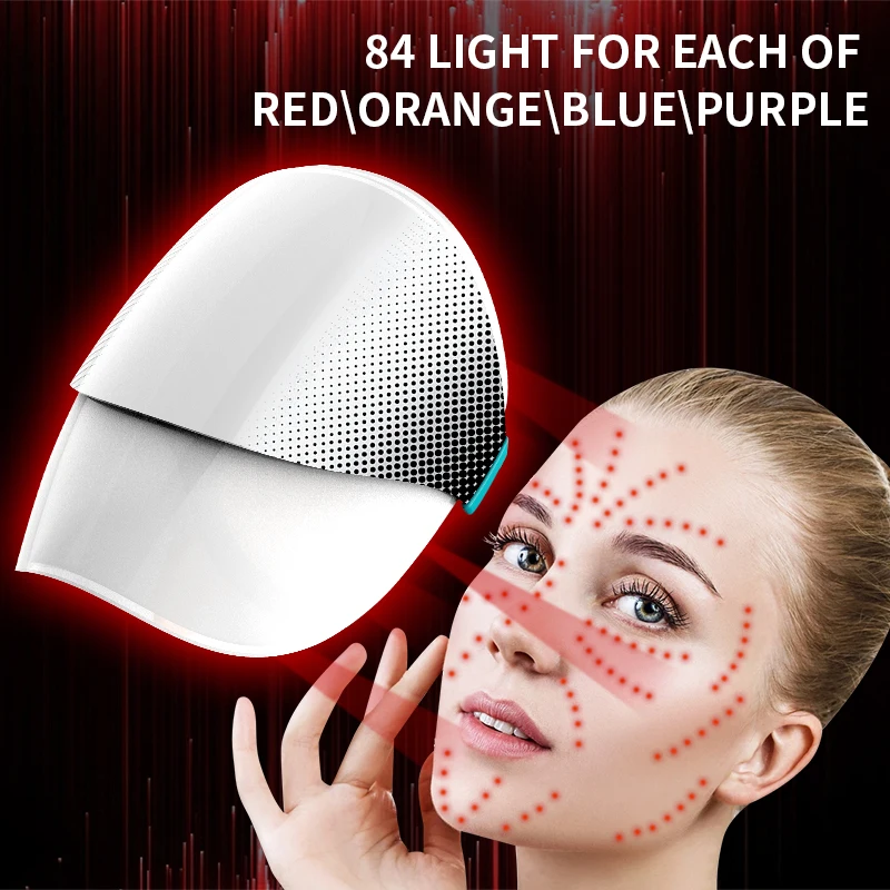 

Personal Facial Beauty Care Wrinkle Remove Skin Lifting Acne Photon Acne Reduction Photon Beauty Led Rejuvenation Face Mask