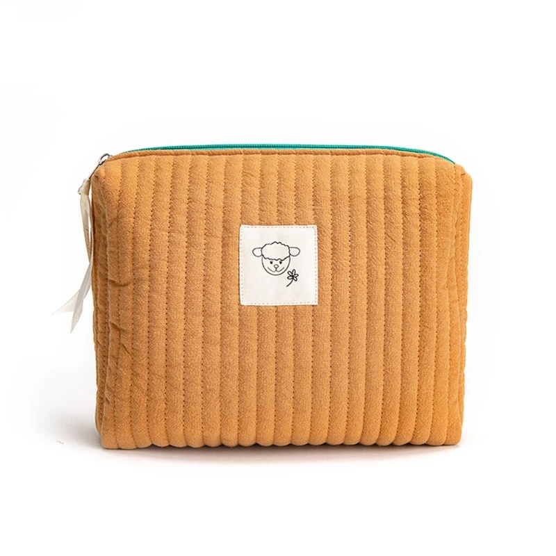 Reusable Cotton Baby Diaper Bag Cosmetic Bag Travel Nappy Storage Bag Organizer