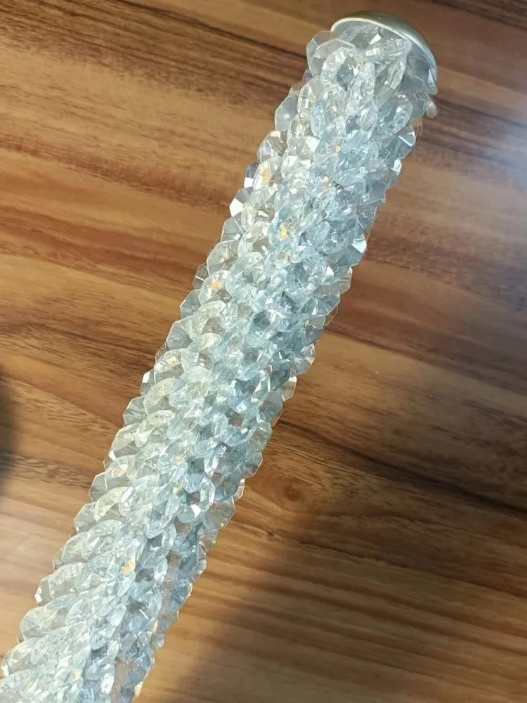 Art Bar кухня хрустальная колонна светодиодная люстра освещение столовая рисунок