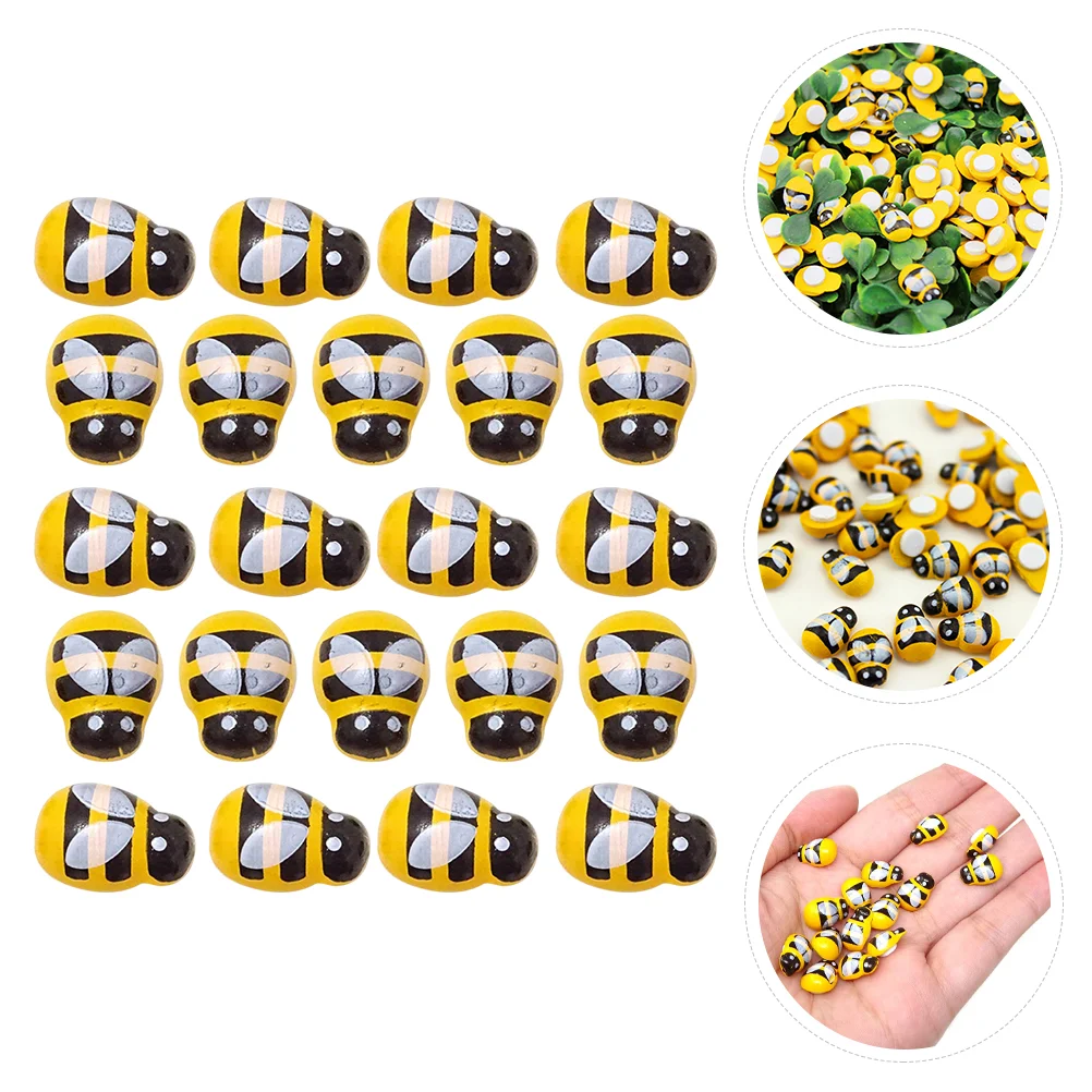 

Wood Woodenmini Embellishments Scrapbooking Craft Christmas Tinydiy Party Sticker Bumblebee Charm Birthday Boy Toy Supplies