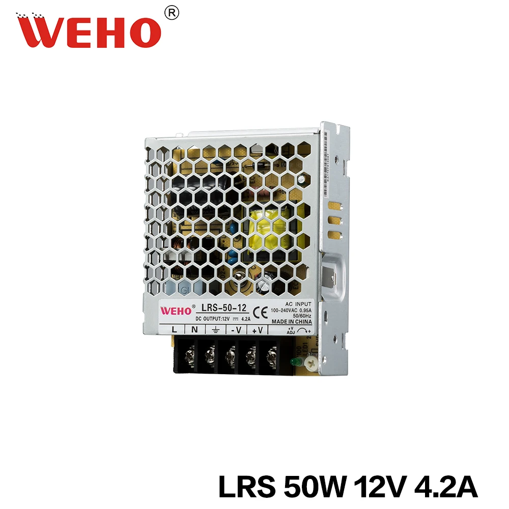

(LRS-35/50/60) тонкий тип LRS одиночный выход AC 110V 220V 30W 50W 60W до DC 12V 24V 48V импульсный источник питания