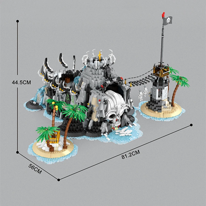 2960PCS The Pirate Bay Creative Model Building Blocks MOC Movie City Architecture Bricks Assembly Toys Gifts For Adult Children images - 6