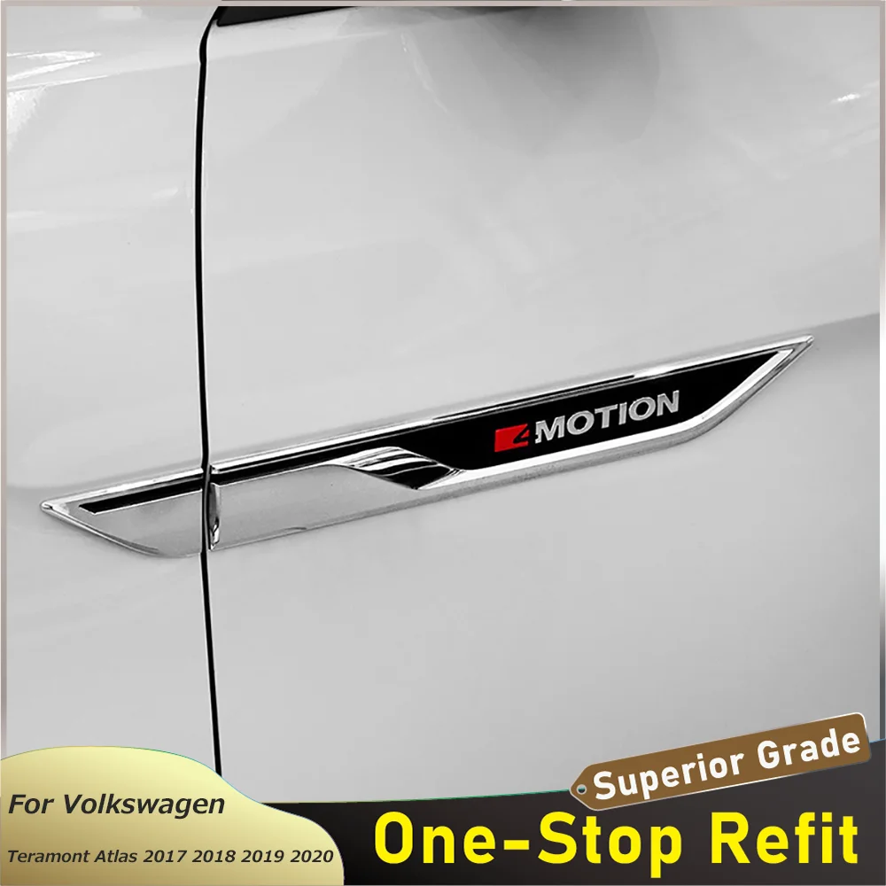 

For Volkswagen Teramont Atlas 2017 2018 2019 2020 Side Door Body Fender Emblem Sticker Car Body Standard Fender Accessories