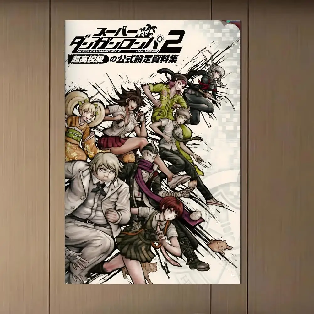 Фото Аниме-постер D-DanganRonpa, художественный стильный настенный декор для дома, офиса, ванной комнаты ‌   Декор для дома №3