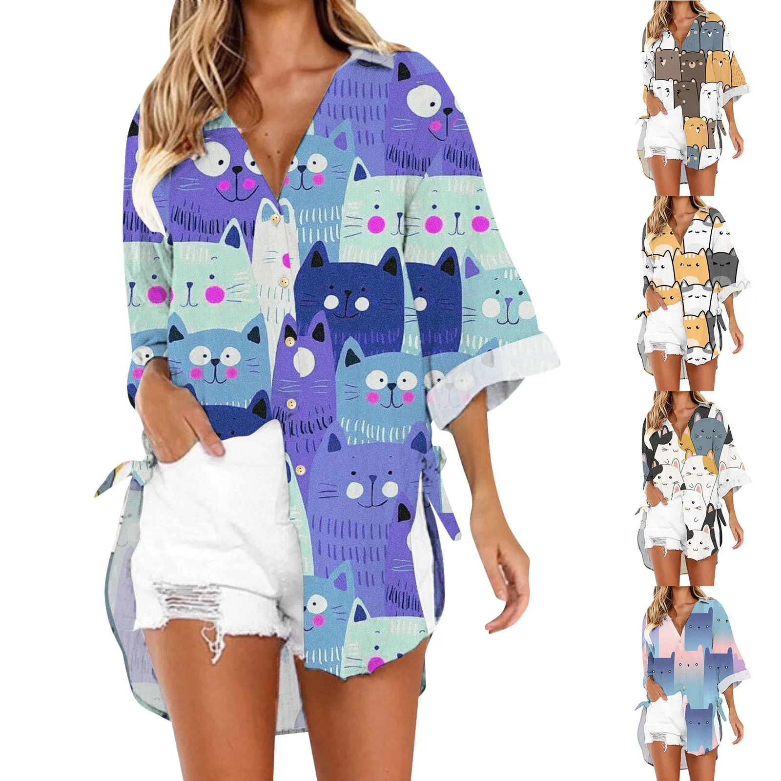 

off Shoulder Shirts for Women Womens Button Down Shirt Dress Long Sleeve Swimsuit Cover Ups Casual Tunic Legging Shirt