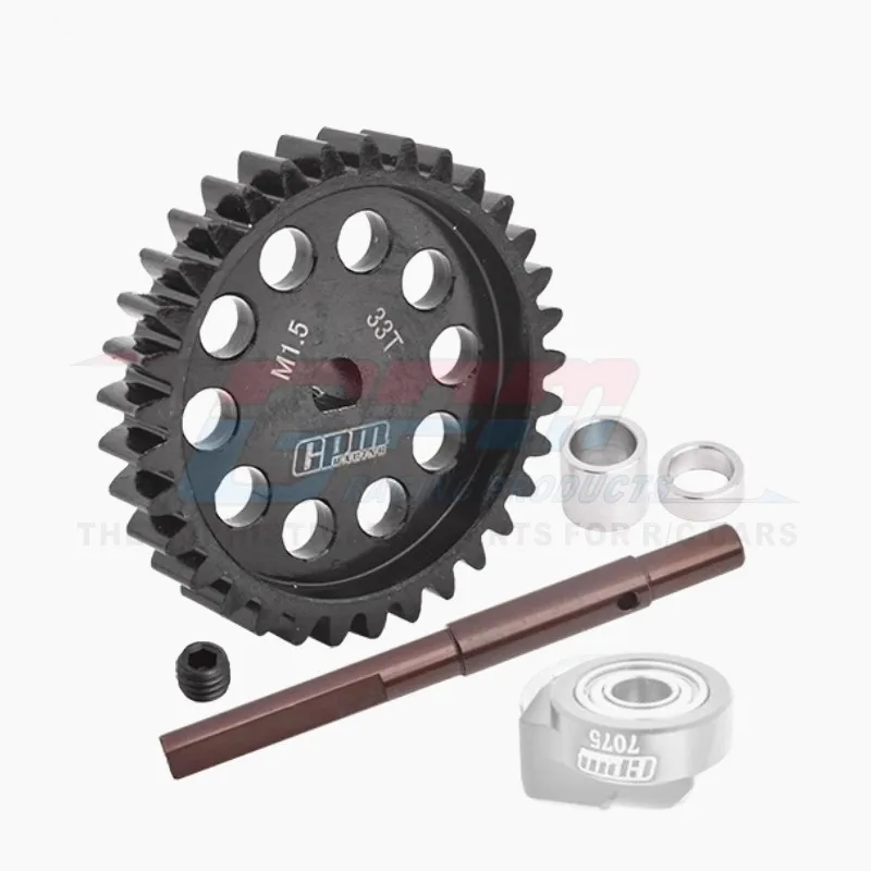 Главный зуб GPM из хромированной стали 33T 35T 18T 19T M1.5 Редукторный вал Увеличенный