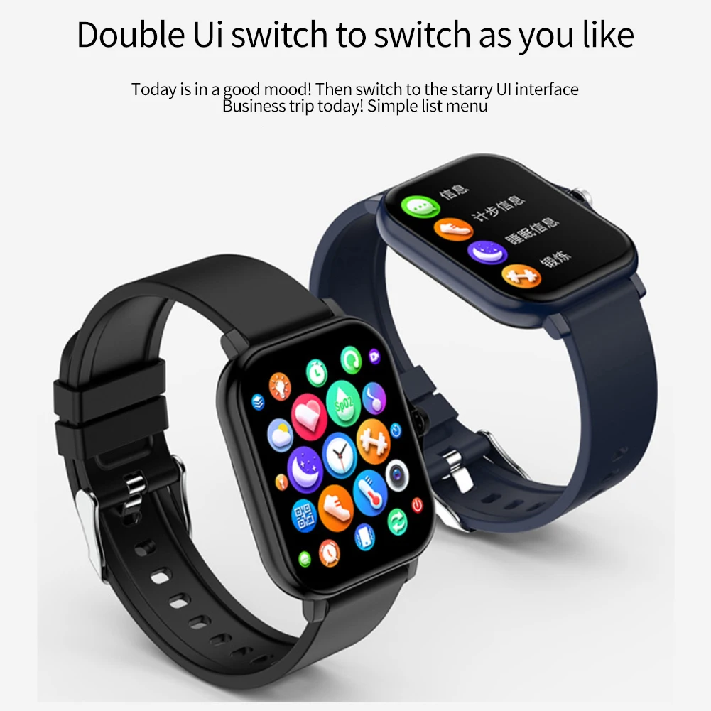

Smartwatch Bluetooth Answer Call Smart Watch waterproof Bluetooth Bracelet Multi-Function Men Women Fitness Bracelet Android IOS