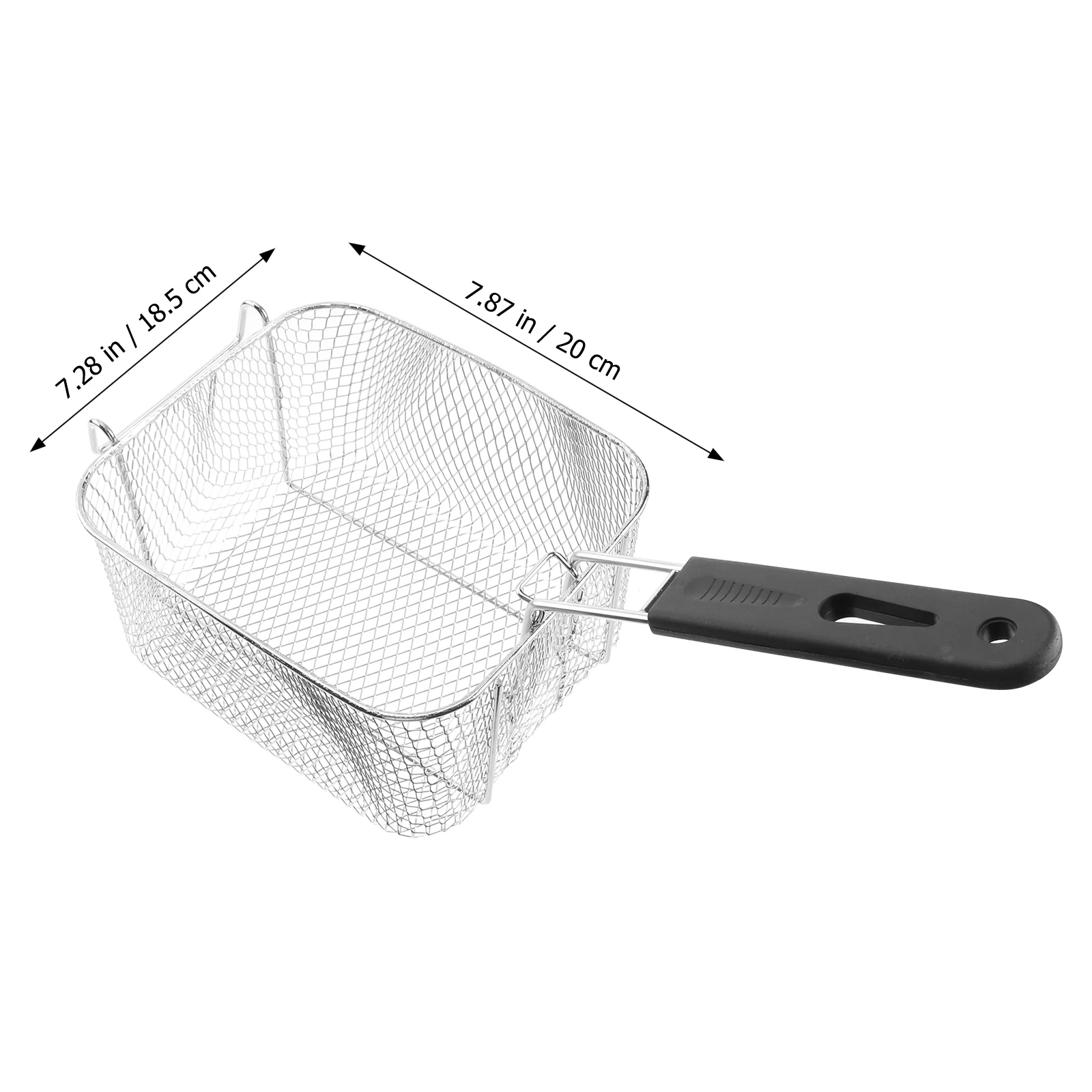 

Basket Strainer Fry Wire Steel Stainless Mesh Basketshandle Fine Deep Chips French Sieve Colander Kitchen Skimmerfried Drain