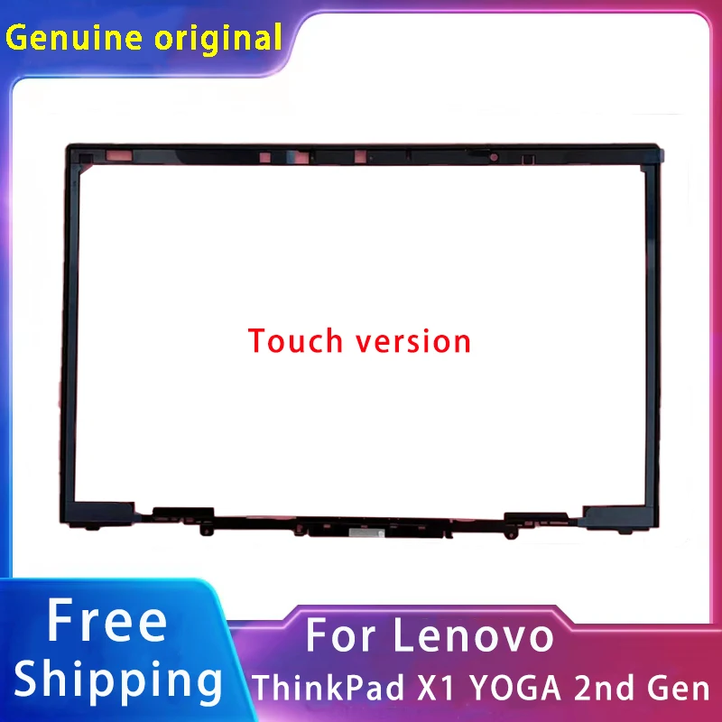 

New For Lenovo ThinkPad X1 YOGA 2nd Gen Replacemen Laptop Accessories Front Bezel B Cover Touch version 460.0A90H.0001