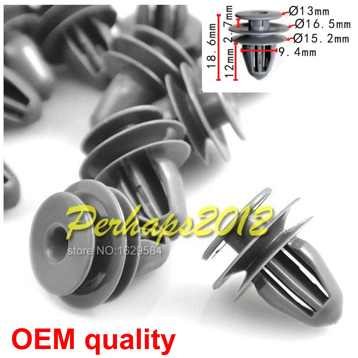 100x для Honda Acura Integra Legend Accord Civic preтехнической внутренней отделки, нейлоновый фиксатор 91560-SP0-003 91560SP0003