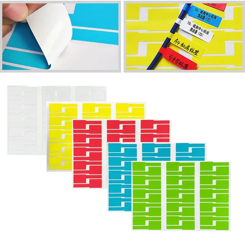

30xSelf-Adhesive Cable Label Identification Tags for Computer Printer Cord