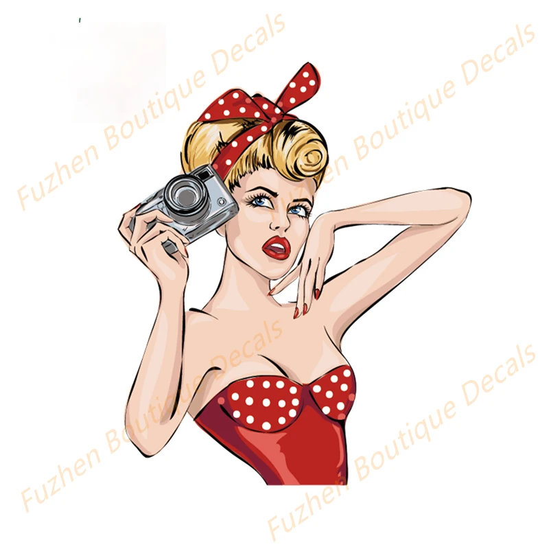 Бутиковые наклейки Fuzhen внешние аксессуары для ретро фотографий автомобильные