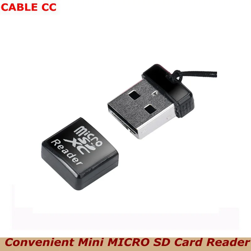 USB 2 0 для Micro SD T-Flash TF M2 устройство чтения карт памяти планшета чёрный мини-размер