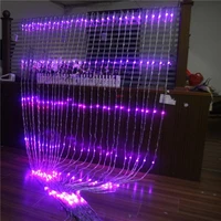 3 x 3m 336led christmas wedding party background holiday running waterfall water flow curtain led light string waterproof