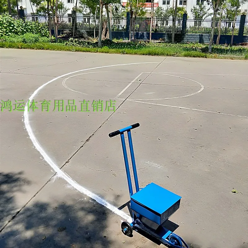

Construction site ash spreader lime white ash marking car road warning line school playground track and field marking car